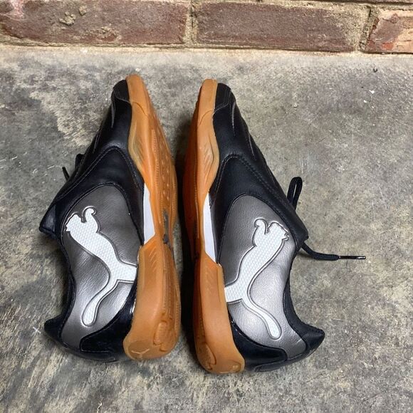 Puma Powercat 3.10 IT-M Black Soccer Sneaker Size 7 NEW - Picture 6 of 9